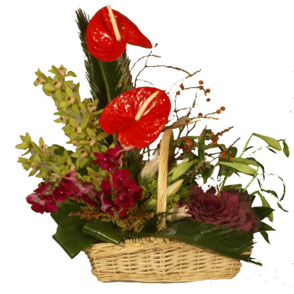 Basket Flower Arrangement